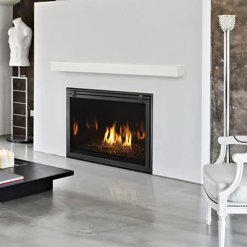 Cheminée à gaz - 6K/8K Modern - HEAT & GLO® - à encastrer / simple face / à foyer fermé
