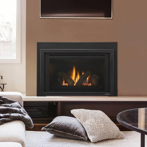 Insert de cheminée à gaz - Provident  - HEAT & GLO® - en acier / contemporain / télécommandé