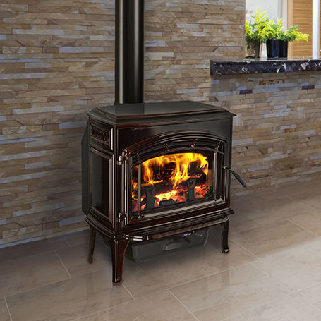 Poêle à bois - EXPLORER II - QUADRA-FIRE - 10 kW - 20 kW / traditionnel / en métal