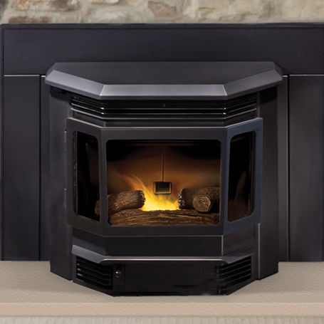 Insert de cheminée à 3 faces - CLASSIC BAY 1200 - QUADRA-FIRE - à granulés