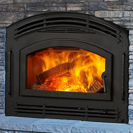 Cheminée à bois - PIONEER II - QUADRA-FIRE - à encastrer / simple face / à foyer fermé