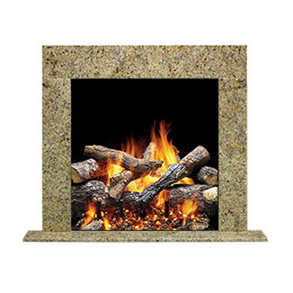 Habillage de cheminée contemporain - NEW VENETIAN - QUADRA-FIRE - en granit