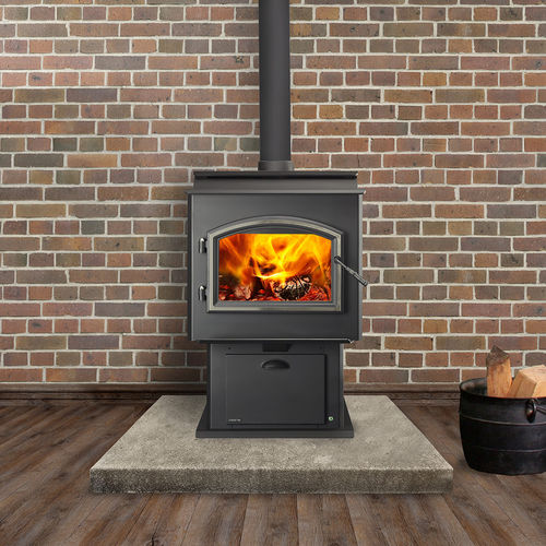 Poêle à bois - ADVENTURE III - QUADRA-FIRE - 20 kW - 50 kW / contemporain / en acier