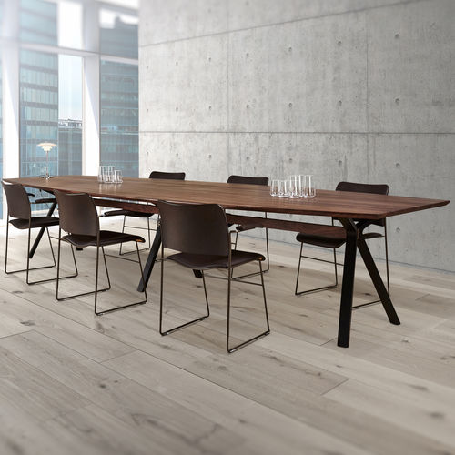 Table contemporaine - PAPILLON - SPEKVA - en chêne / en noyer / en frêne