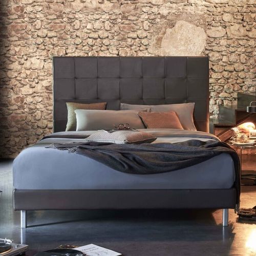 Tête de lit pour lit double - PRINCE - DORELAN - contemporaine / en tissu / en cuir