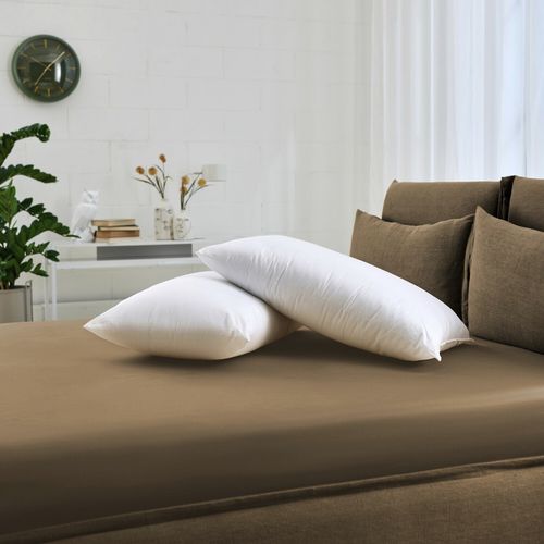 Oreiller en coton - GWEN - DORELAN - en satin / rectangulaire / résidentiel