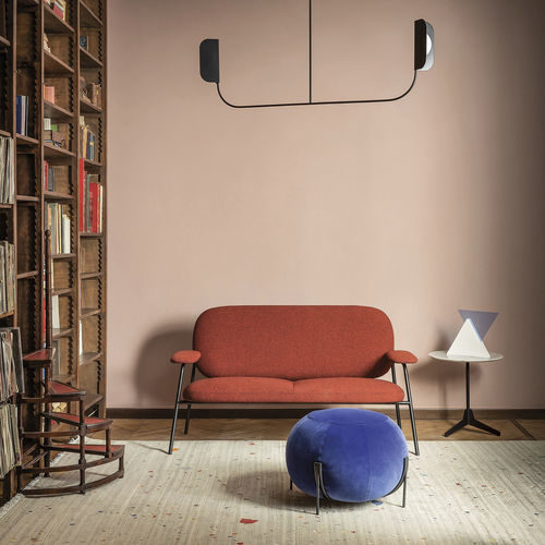 Canapé contemporain - PHILO - saba - en tissu / avec accoudoirs / déhoussable