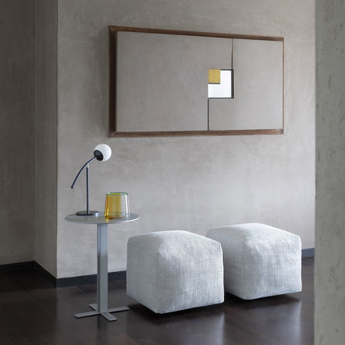 Pouf contemporain - PIXEL - saba - en tissu / carré / tapissé