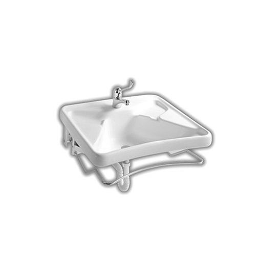 Vasque suspendue - Y0BV01 - HATRIA srl - en céramique / pour personnes à mobilité réduite / rectangulaire