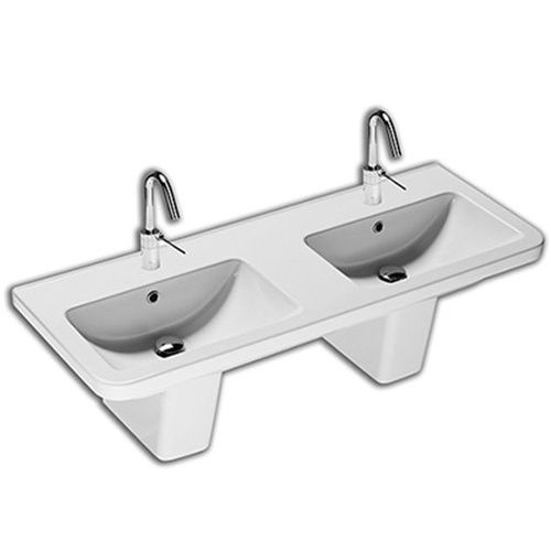 Vasque à poser - YXJC01 - HATRIA srl - en céramique / double / rectangulaire