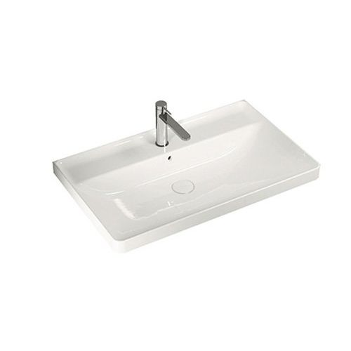 Vasque suspendue - Y1EK25 - HATRIA srl - en céramique / rectangulaire / 1 trou