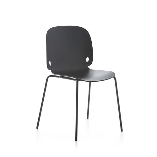 Chaise de bureau contemporaine - INTRO - PIANCA - en polyamide / avec piètement en métal chromé / empilable