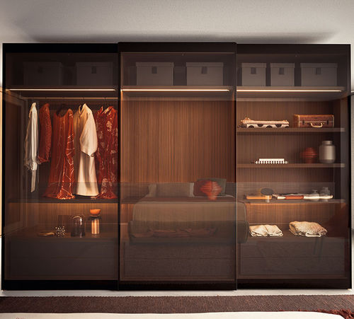 Armoire modulable - VITRUM  - PIANCA - contemporaine / en verre / en métal