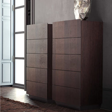 Chiffonnier contemporain - TOSCA  - PIANCA - en bois de rose / en ébène
