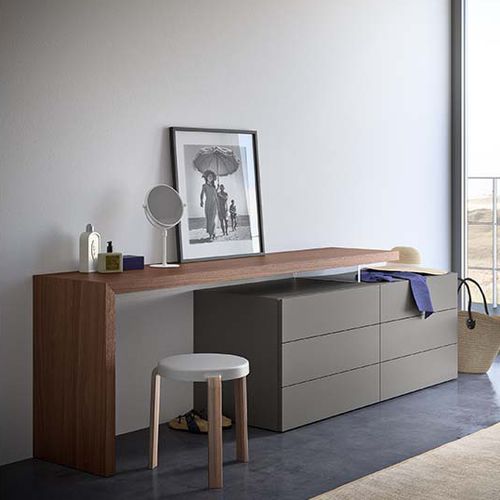 Console contemporaine - PEOPLE  - PIANCA - en bois / rectangulaire / résidentielle