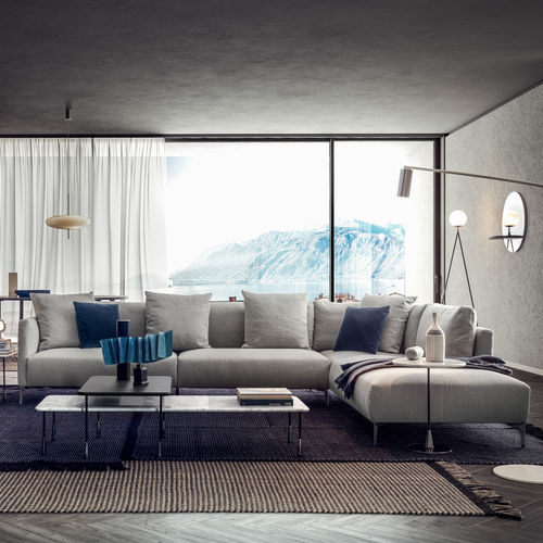 Canapé modulable - VOLO - PIANCA - d'angle / contemporain / en tissu