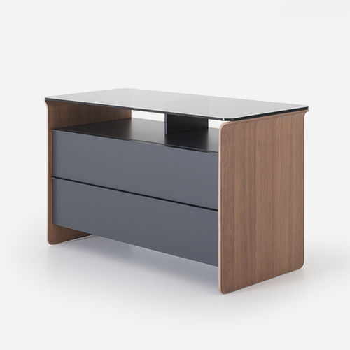 Commode contemporaine - Nota - PIANCA - en bois laqué / en contreplaqué / avec tiroir