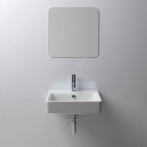 Vasque suspendue - SAND: 9085111 - GSI - en céramique / carrée / contemporaine