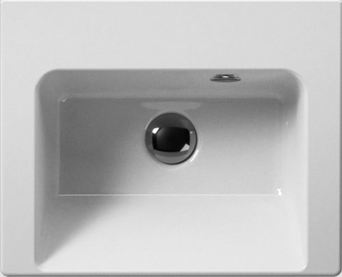 Vasque suspendue - NORM: 8684111 - GSI - en céramique / rectangulaire / contemporaine