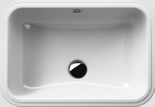 Vasque suspendue - PURA: 724311 - GSI - en céramique / avec miroir ajustable / rectangulaire