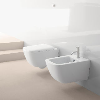 Bidet suspendu - SAND: 9065111 - GSI - en céramique