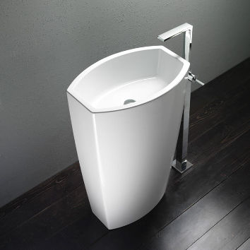 Vasque sur pied - NORM: 75590PF11 - GSI - en céramique / contemporaine