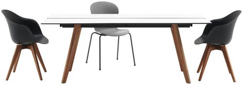 Table à manger contemporaine - ADELAIDE  - BoConcept - en bois / en stratifié / rectangulaire