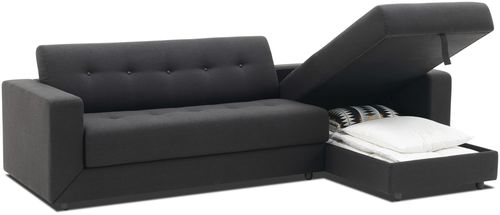 Canapé lit - STOCKHOLM - BoConcept - contemporain / en tissu / en cuir