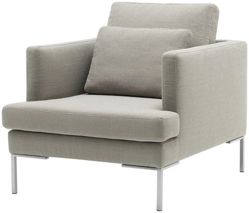 Fauteuil contemporain - ISTRA - BoConcept - en cuir / en tissu