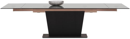 Table à manger contemporaine - MONZA - BoConcept - en verre / en MDF / en acier