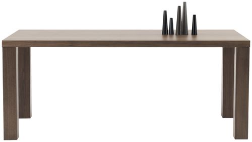 Table à manger contemporaine - LUGO - BoConcept - en MDF / en acier / rectangulaire