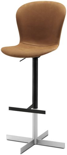 Chaise de bar contemporaine - ADELAIDE - BoConcept - d'intérieur / en tissu / en cuir