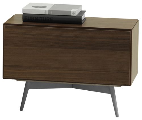 Table de chevet contemporaine - LUGANO - BoConcept - en MDF / en acier / rectangulaire