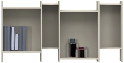 Bibliothèque modulable - COMO - BoConcept - murale / contemporaine / en bois