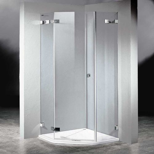Paroi de douche battante - COLLECTION 2 - DUSCHOLUX AG - angulaire / d'angle / en verre trempé