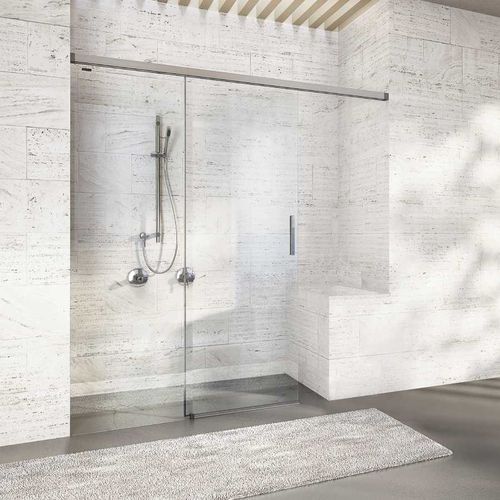 Paroi de douche coulissante - BELLA VITA 3 PLUS - DUSCHOLUX AG - rectangulaire / en niche / en verre trempé