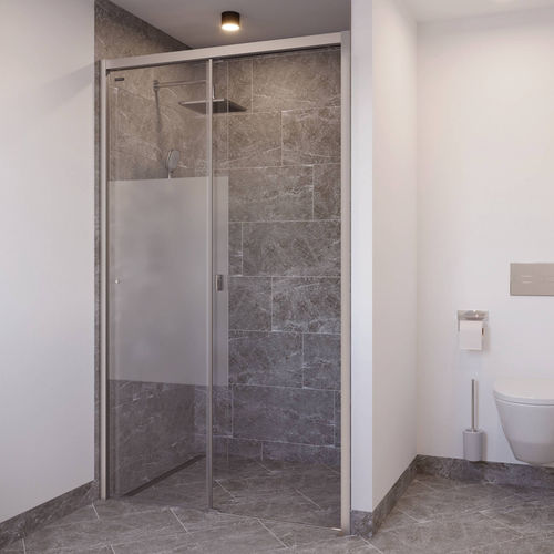 Paroi de douche fixe - ALLEGRA 3  - DUSCHOLUX AG - d'angle / en verre trempé / sur mesure