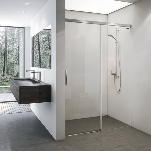 Paroi de douche coulissante - BELLA VITA 3 PLUS - DUSCHOLUX AG - en niche / en verre trempé / sur mesure