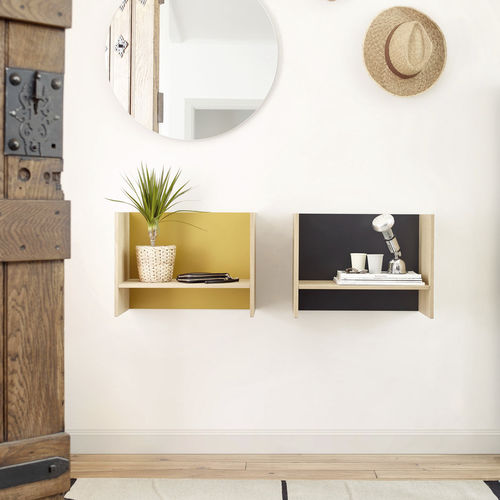 Étagère murale - LAUKI - TREKU - contemporaine / en bois laqué / en chêne