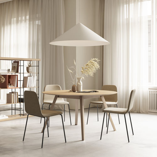 Table à manger contemporaine - AISE - TREKU - en chêne / en noyer / en bois laqué