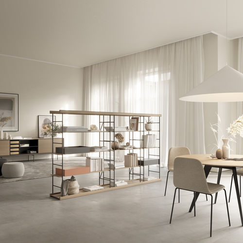 Étagère modulable - BOST - TREKU - haute / contemporaine / en bois