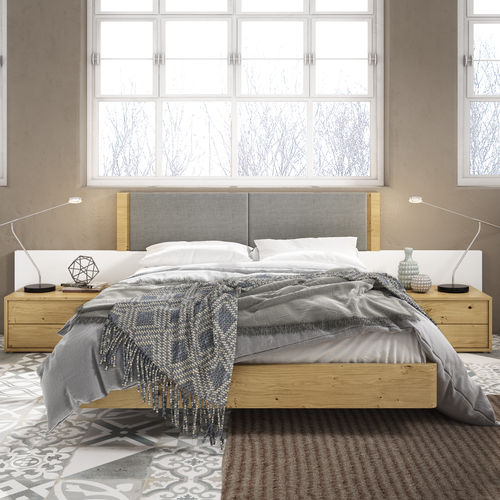 Tête de lit pour lit double - HERMES: comp.107 - MUEBLES MESEGUE, S.A. - contemporaine / en bois / tapissée
