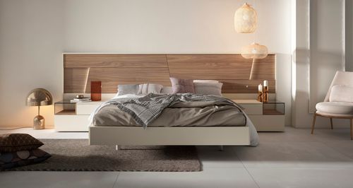 Tête de lit pour lit double - COLLAGE: comp.132 - MUEBLES MESEGUE, S.A. - contemporaine / en bois / sur mesure