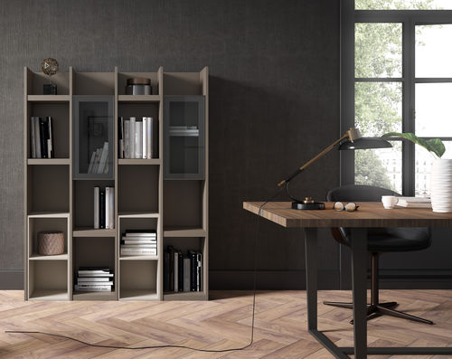 Bibliothèque modulable - S&Iacute;NTESIS - MUEBLES MESEGUE, S.A. - contemporaine / pour bureau / contract