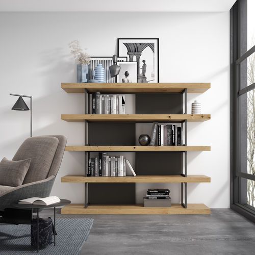 Étagère modulable - DOBLE - MUEBLES MESEGUE, S.A. - paravent / contemporaine / en bois