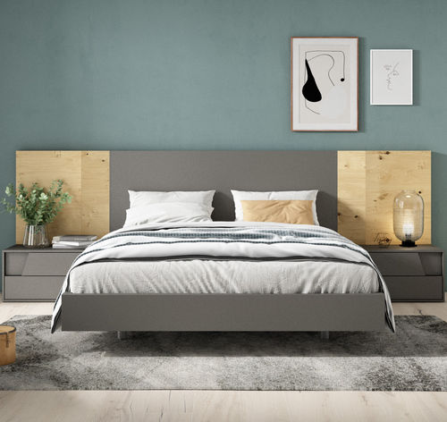 Tête de lit pour lit double - TEMPO: comp.124 - MUEBLES MESEGUE, S.A. - contemporaine / en bois / sur mesure