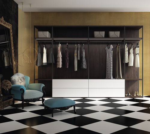 Dressing modulable - REALLY 101 - MUEBLES MESEGUE, S.A. - contemporain / en bois / en métal
