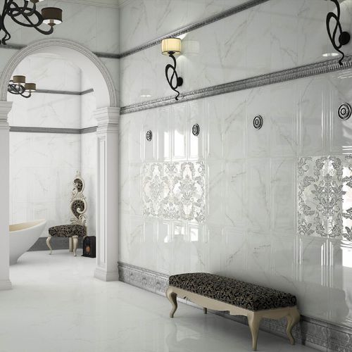 Carrelage en céramique - CORINTO  - SALONI CERAMICA - poli / de salle de bain / mural