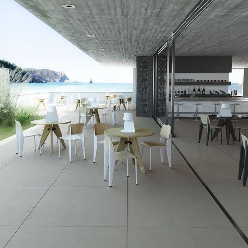 Carrelage en grès cérame - GOLIAT - SALONI CERAMICA - poli / d'intérieur / d'extérieur