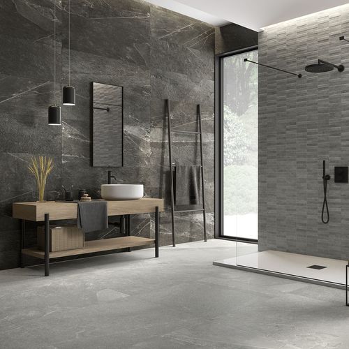Carrelage en grès cérame - ARDESIA - SALONI CERAMICA - finition naturelle / lisse / d'intérieur